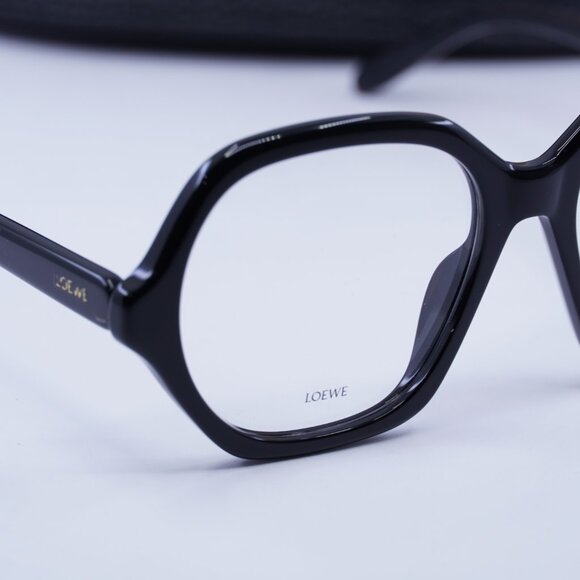 Loewe LW50072I 001 Geometric Eyeglasses 55mm – Black - Picture 2 of 9